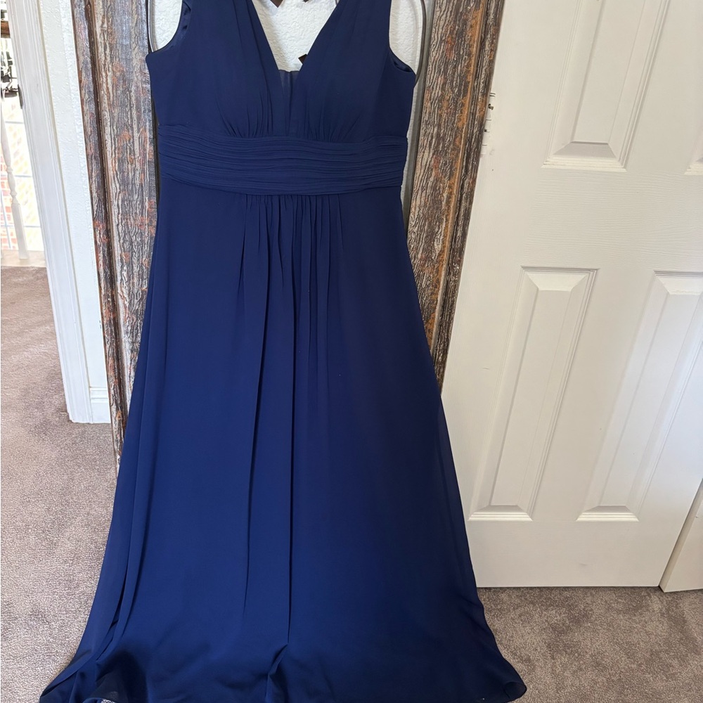 Elegant Navy Blue Women's Dress